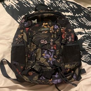 Small/Medium Sized floral backpack.